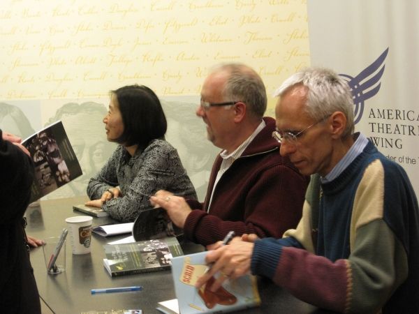 Diana Son, Doug Wright, and David Ives Photo